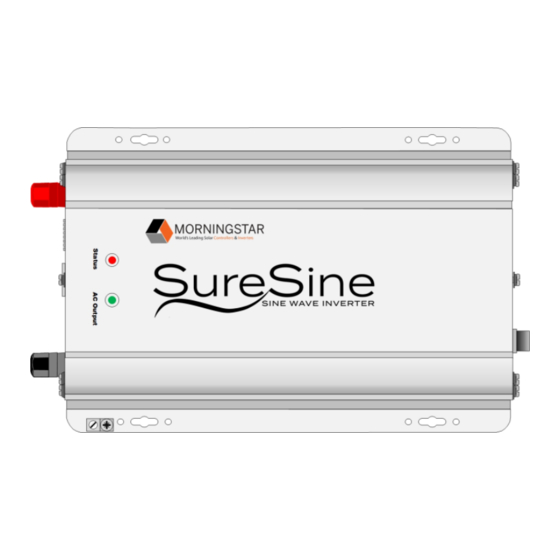 Morningstar SureSine 150 W Installation And Operation Manual