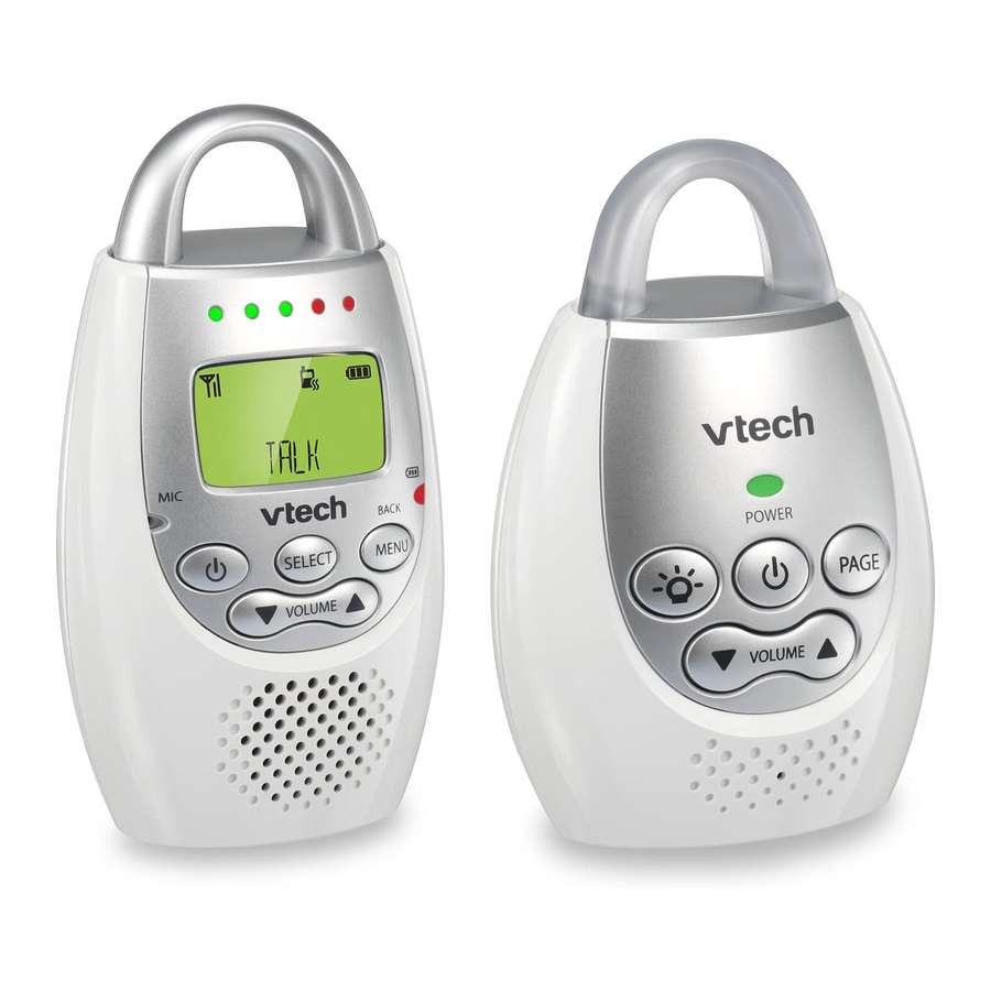 VTech DM221 and DM221-2 - Digital Audio Monitors Manual