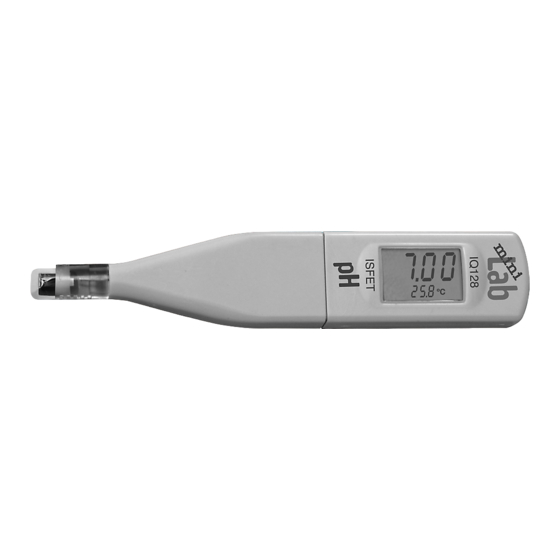 IQ Scientific Instruments miniLab IQ128 Elite Operating Instructions