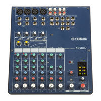Yamaha MG102C - 10 Input Stereo Mixer Owner's Manual
