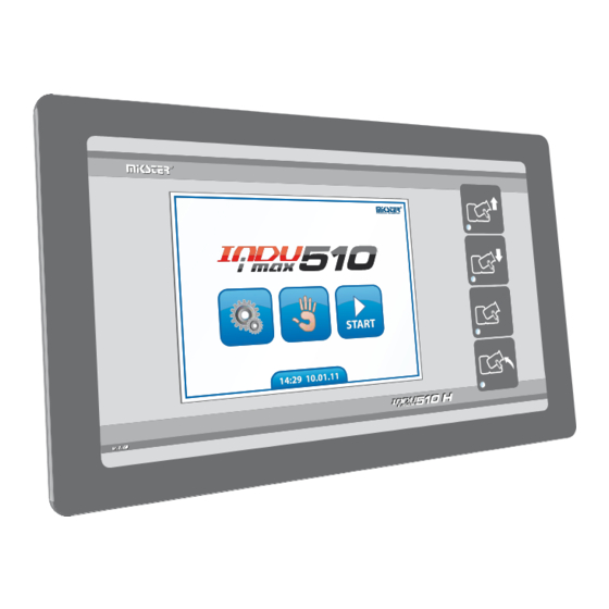 Mikster INDU iMAX 500 MAS Operating Manual