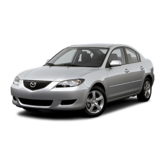 Mazda 3 Maintenance And Care