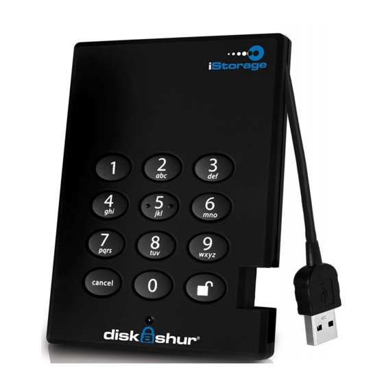 iStorage diskAshur Quick Start Manual