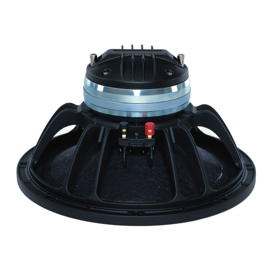 B&C Speakers Coaxials 12CXN76 Specifications