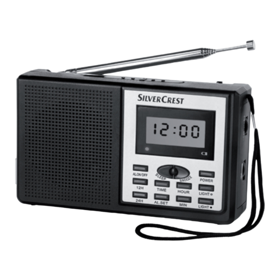 Silvercrest SWE 100 B1 User Manual And Service Information