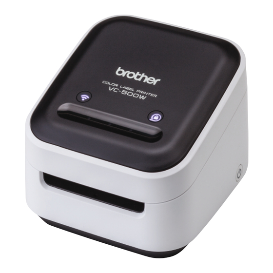 Brother VC-500W User Manual