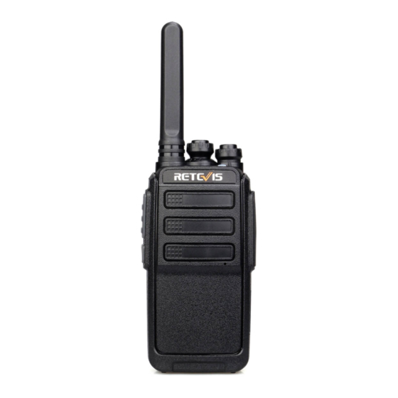 Retevis RT28 Manual