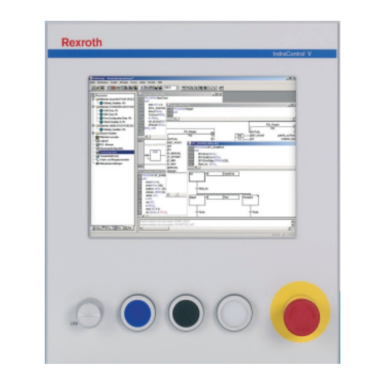 Bosch Rexroth IndraControl VDP 08.3 Manuals