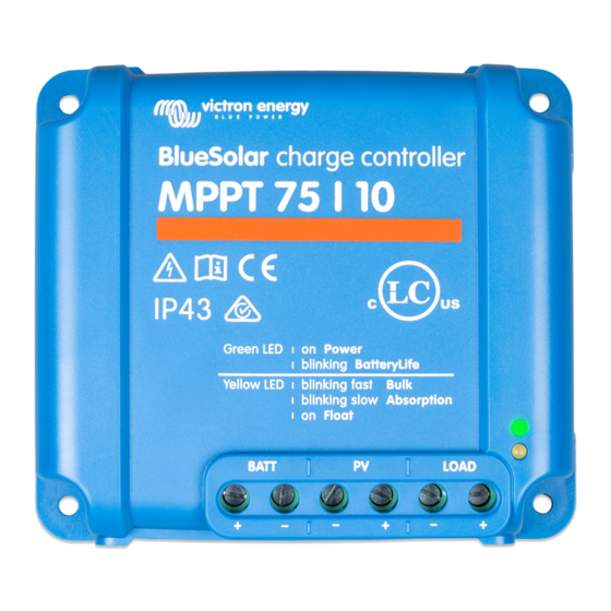 LUX MPPT 75 I 10 Installation Manual