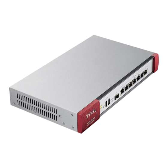 ZyXEL Communications ZyWALL USG FLEX Series Quick Start Manual