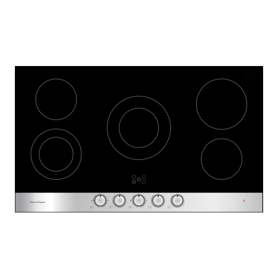 Fisher & Paykel CE365DBX1 Installation Instructions And User Manual