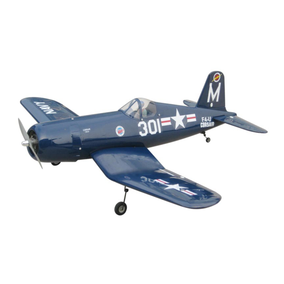 THE WORLD MODELS F4U CORSAIR Instruction Manual