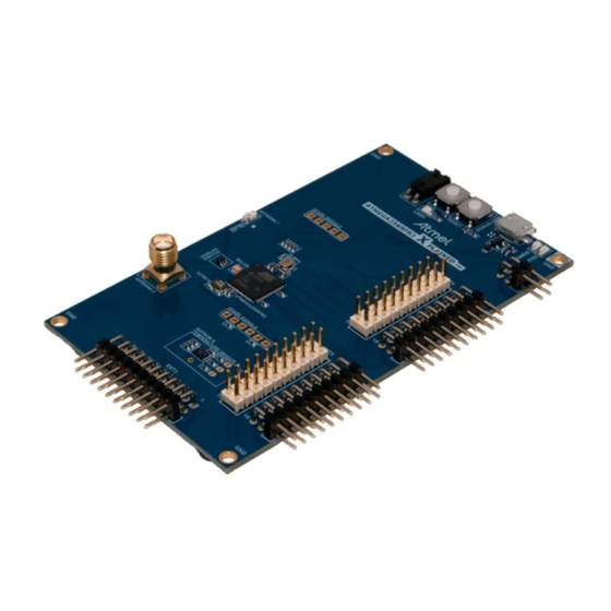 Atmel ATMEGA256RFR2 Xplained Pro User Manual