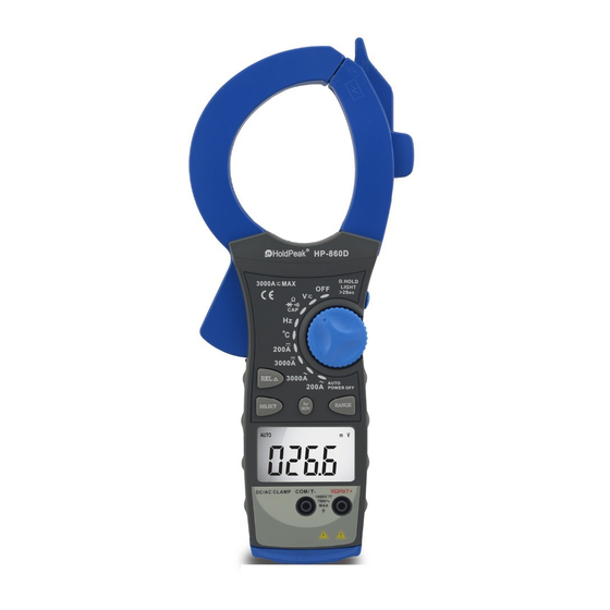 HoldPeak 860D Operation Manual