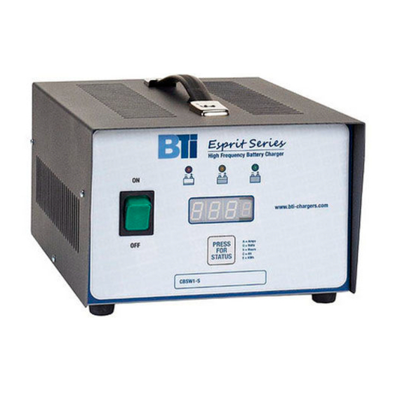 BTI Espirit Series Operating Manual