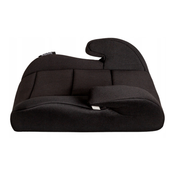 BabySafe Booster cushion unit User Manual