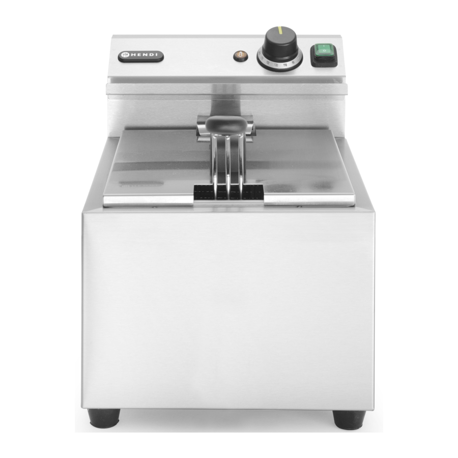 HENDI 207208 207307, 209202, 209301 - DEEP FRYERS Manual