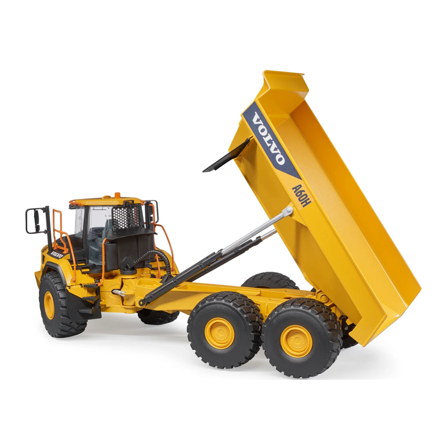 bruder Volvo A60H Manual