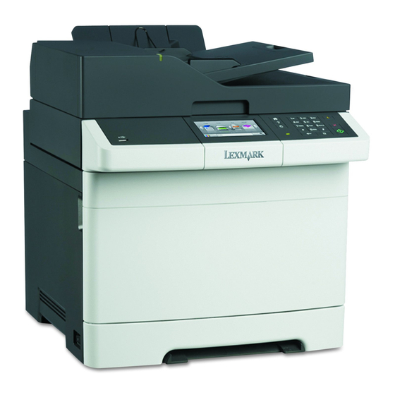 Lexmark CX410 Setup Sheet