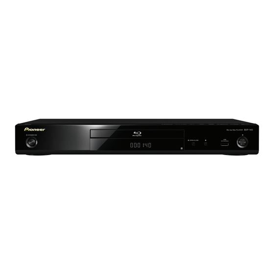Pioneer BDP-140 Features & Specifications