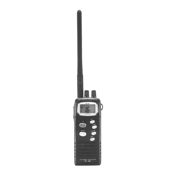 Icom IC-M1 euro Service Manual