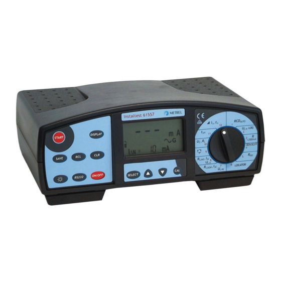METREL Instaltest 61557 MI 2087 Instruction Manual