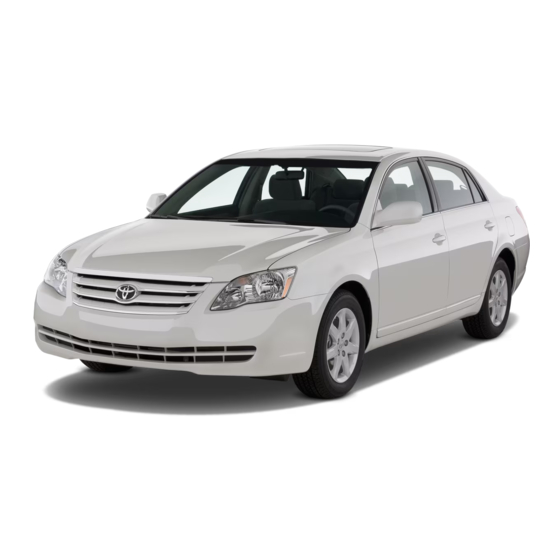 Toyota 2009 Avalon Owner's Manual