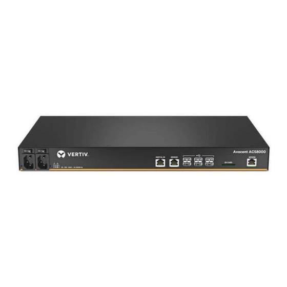 Vertiv Avocent ACS8000 Installer/User Manual