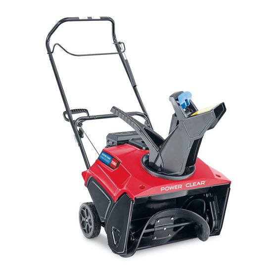 Toro Power Clear 721 R Operator's Manual