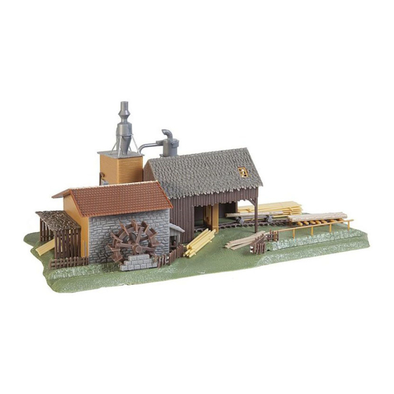Faller TIMBER MILL Manual