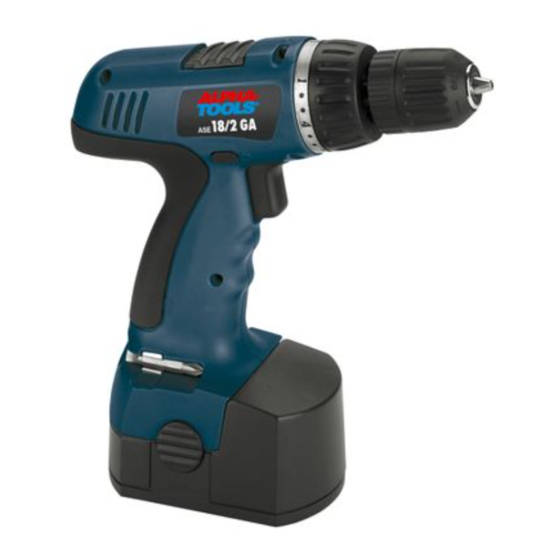 Alpha tools ASE 18/2 GA Operating Instructions Manual