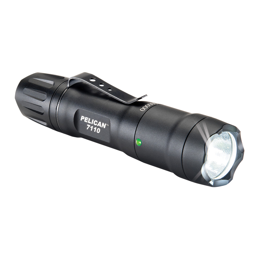 Pelican 7110 - Flashlight Manual