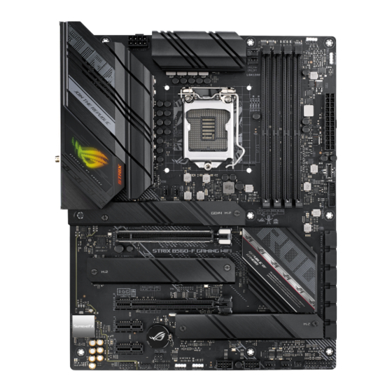 Asus ROG Strix B560-F Gaming Series Quick Start Manual