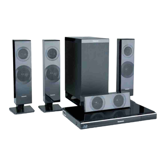 Panasonic SC-BTT590 Easy Setting Manual
