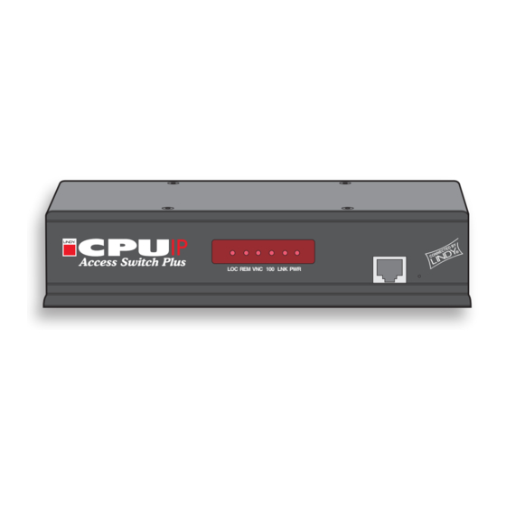Lindy CPU IP Access Switch Plus Manuals