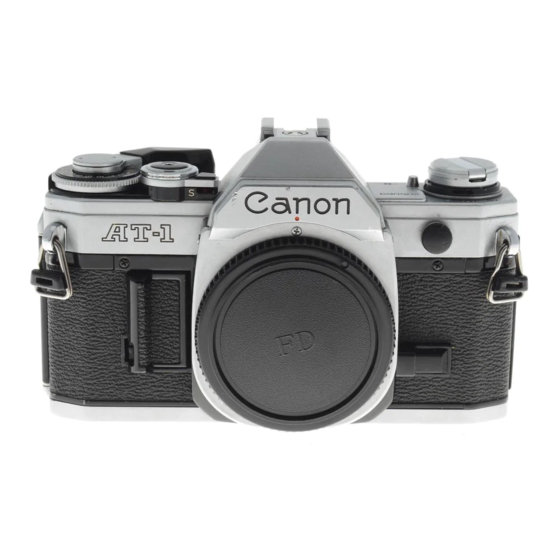 Canon AT-1 Owner's Manual