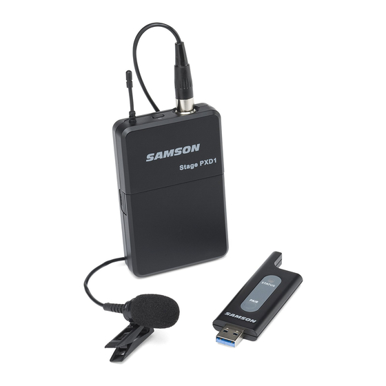 Samson STAGE XPD1 Quick Start Manual
