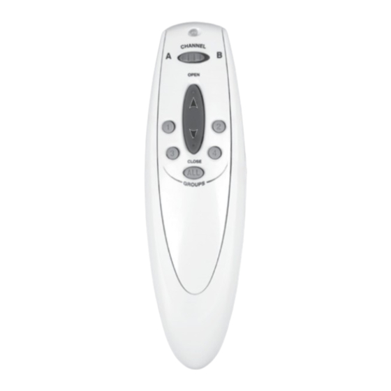 TimberBlindsMetroShade Motorized Sheer Remote Control User Manual