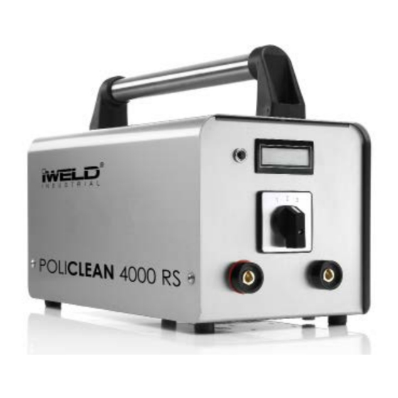 iWeld POLICLEAN 4000 RS User Manual