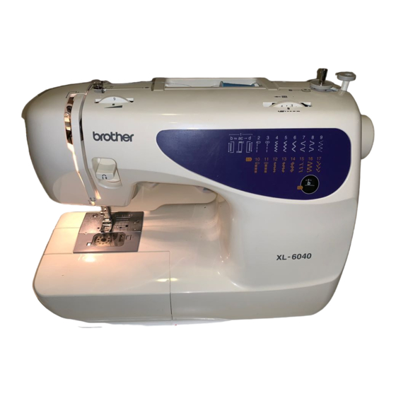 Brother XL-6040 Instruction Manual