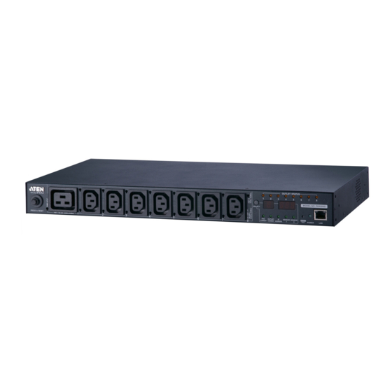 ATEN eco PDU PE Series Manuals