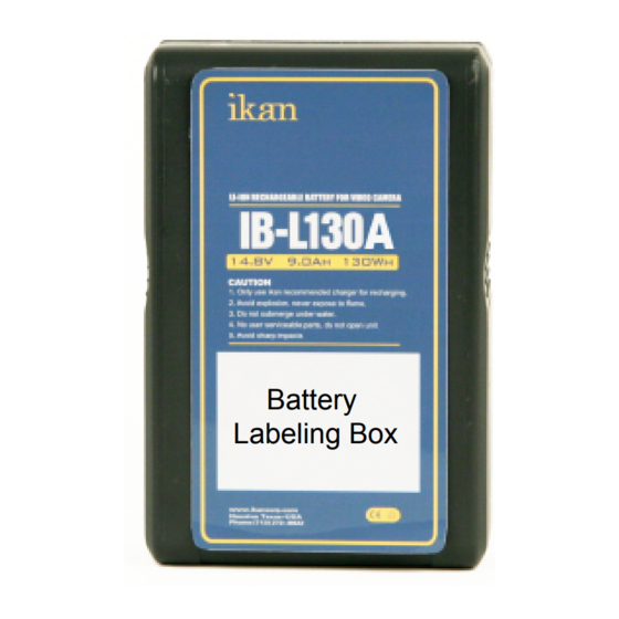 Ikan C-2KA-Kit Quick Start Manual
