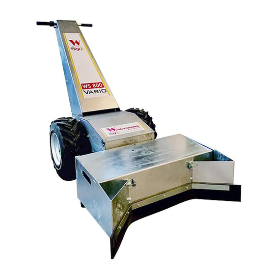 Westermann WS 800 Vario Manuals