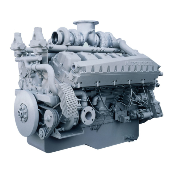 Mitsubishi Diesel Engine S12A2-Y2PTAW-2 Specification Sheet