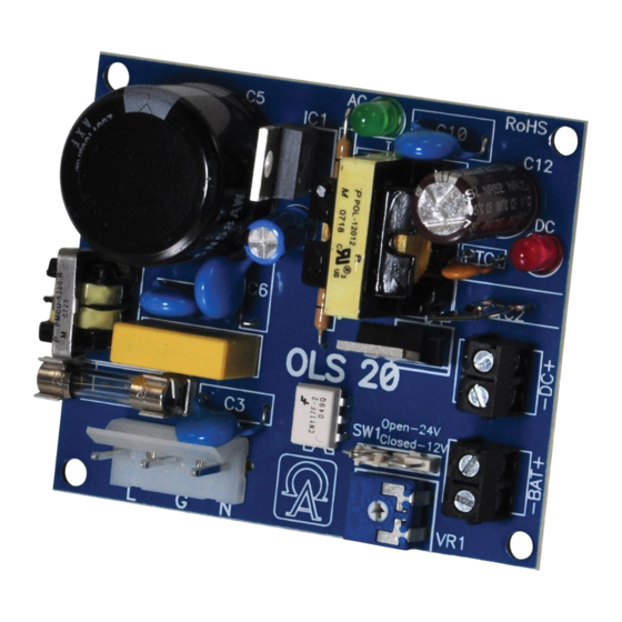 Altronix OLS20 Installation Manual