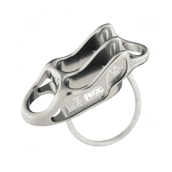 Petzl REVERSO 4 Quick Start Manual