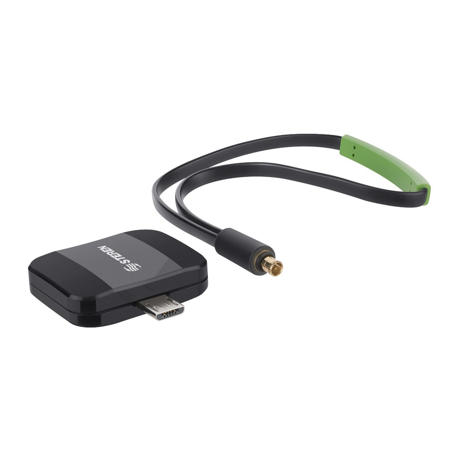Steren Mobile Tuner - TV tuner for Android Manual
