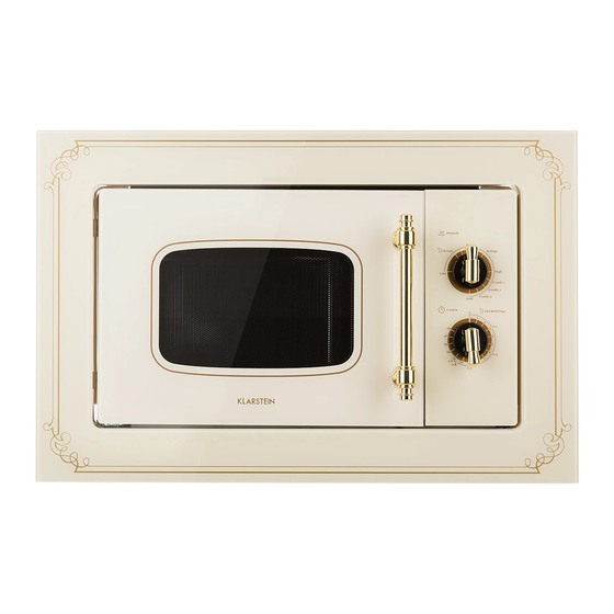 Klarstein VICTORIA 20 Manual