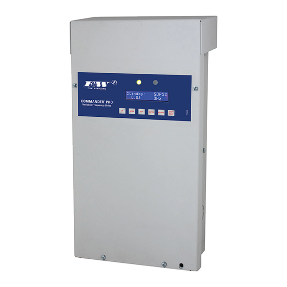 Flint & Walling Commander Pro Variable Speed Controller System Manuals