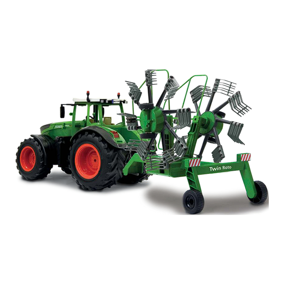 Jamara Traktor Zubehor Schwader Twin Roto Instructions